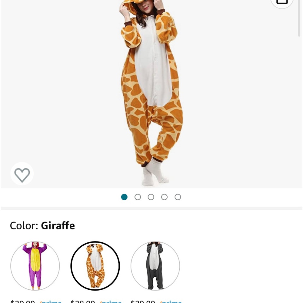 Adult Giraffe Onesies NEW
